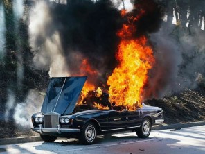 Rolls Royce incendie